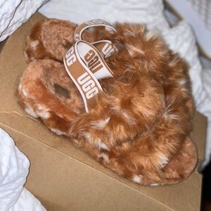 Oh Yeah Spots Ugg Fur Slipper